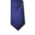 Solid Satin Royal Blue Skinny Tie